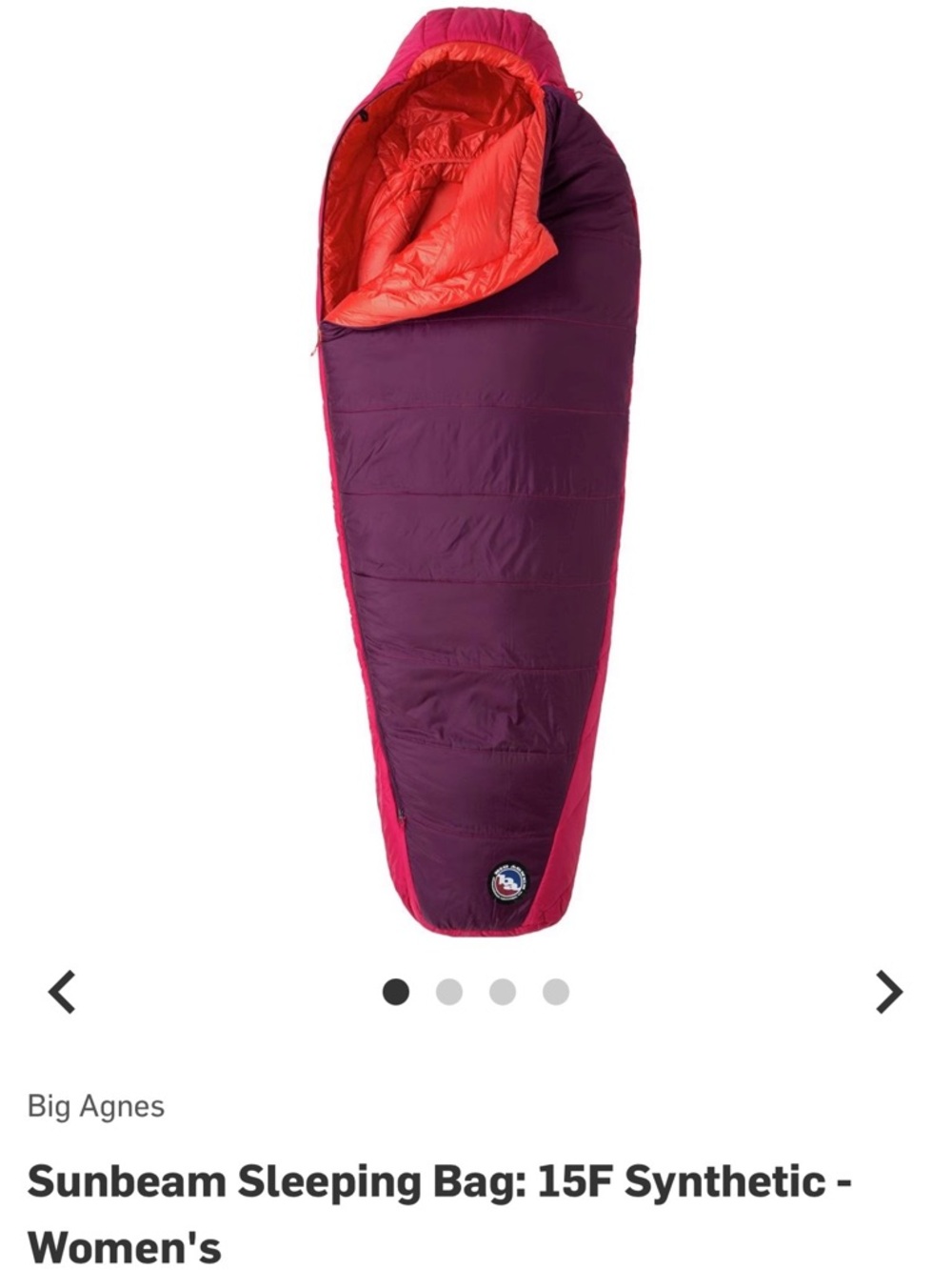 Big Agnes sleeping bag!